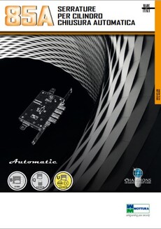 SERRATURE MOTTURA SERIE 85 PER CILINDRO A CHIUSURA AUTOMATICA